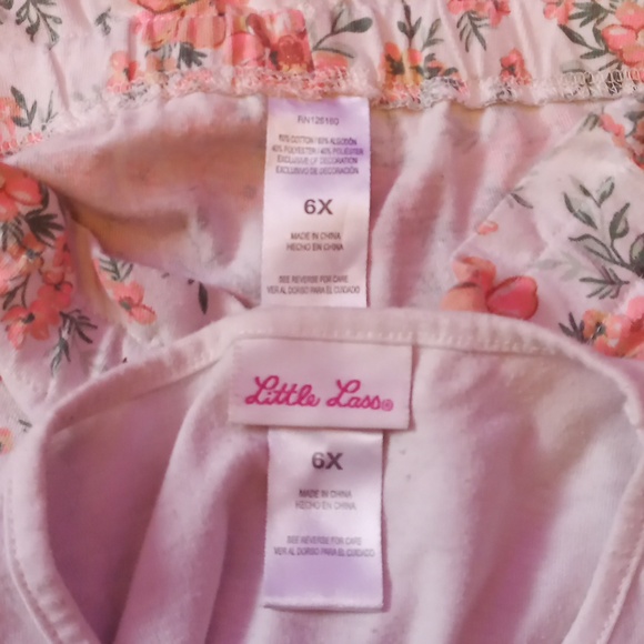 Little Lass 2 Peice Summer Outfit - Girls 6 - Tank Top and Short Matching Set! - Picture 4 of 4